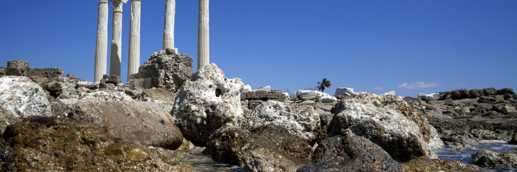 Den antikke byen i Side