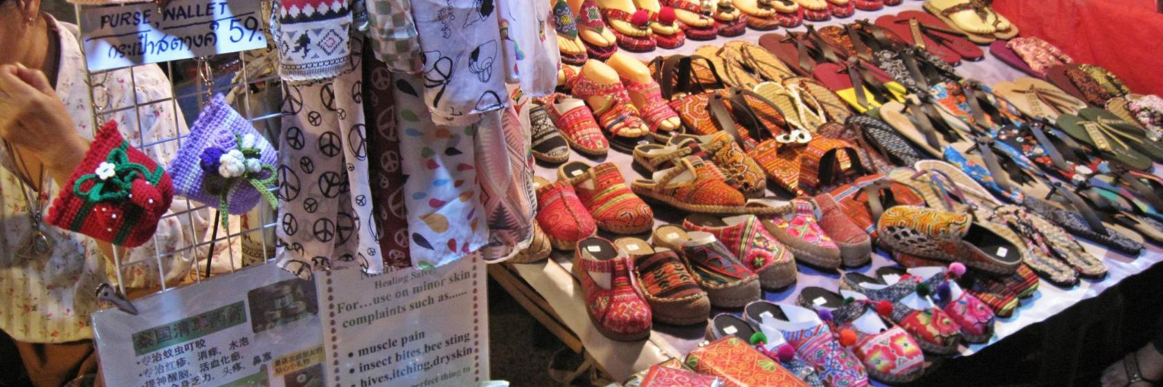 Lørdagskveldsmarkedet i Chiang Rai
