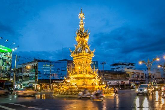 Klokketårnet i Chiang Rai