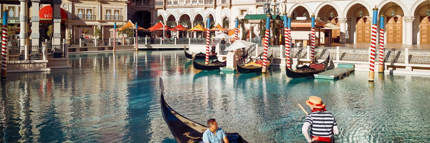 Gondoltur på The Venetian